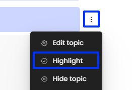 Site section menu